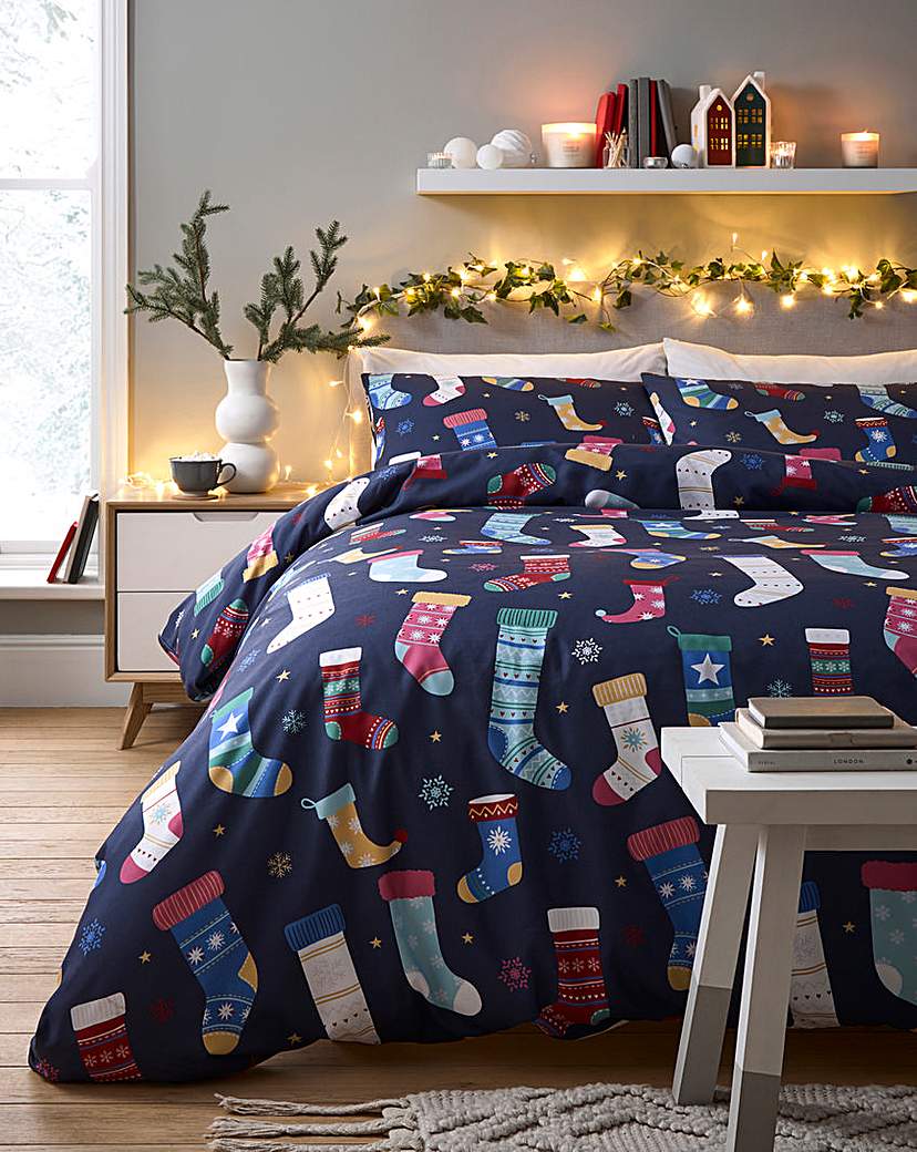 Christmas Stocking Duvet Cover Set