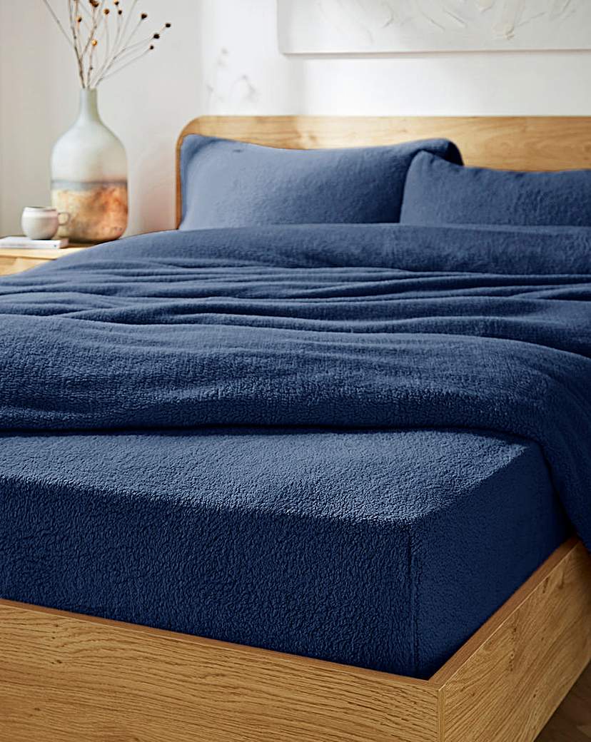 Fleece Fitted Sheet - Midnight