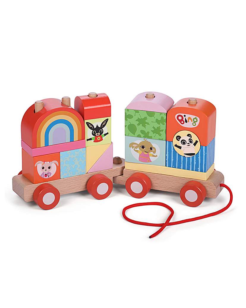 Image of Bing Wooden Pull Along Stacking Train