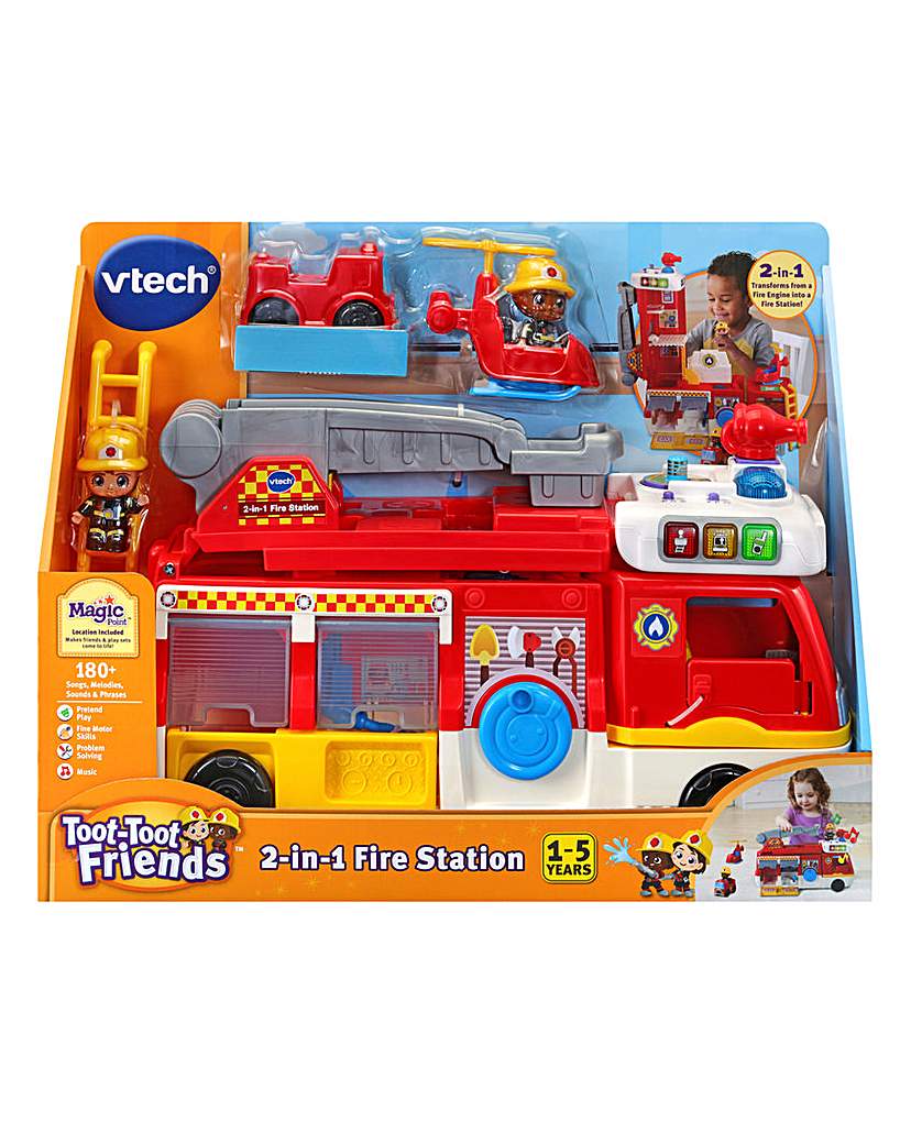 Image of Vtech Toot-Toot 2-in-1 Fire Station