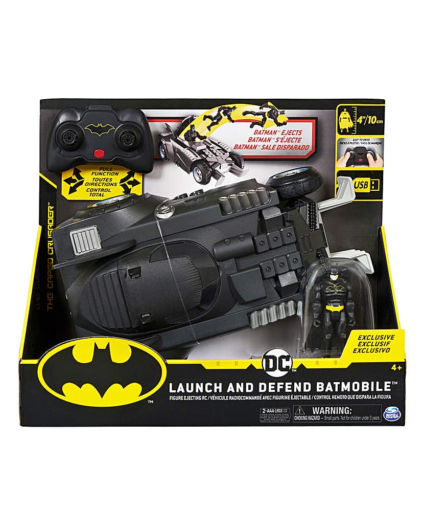 Image of DC Batman RC Launch & Defend Batmobile