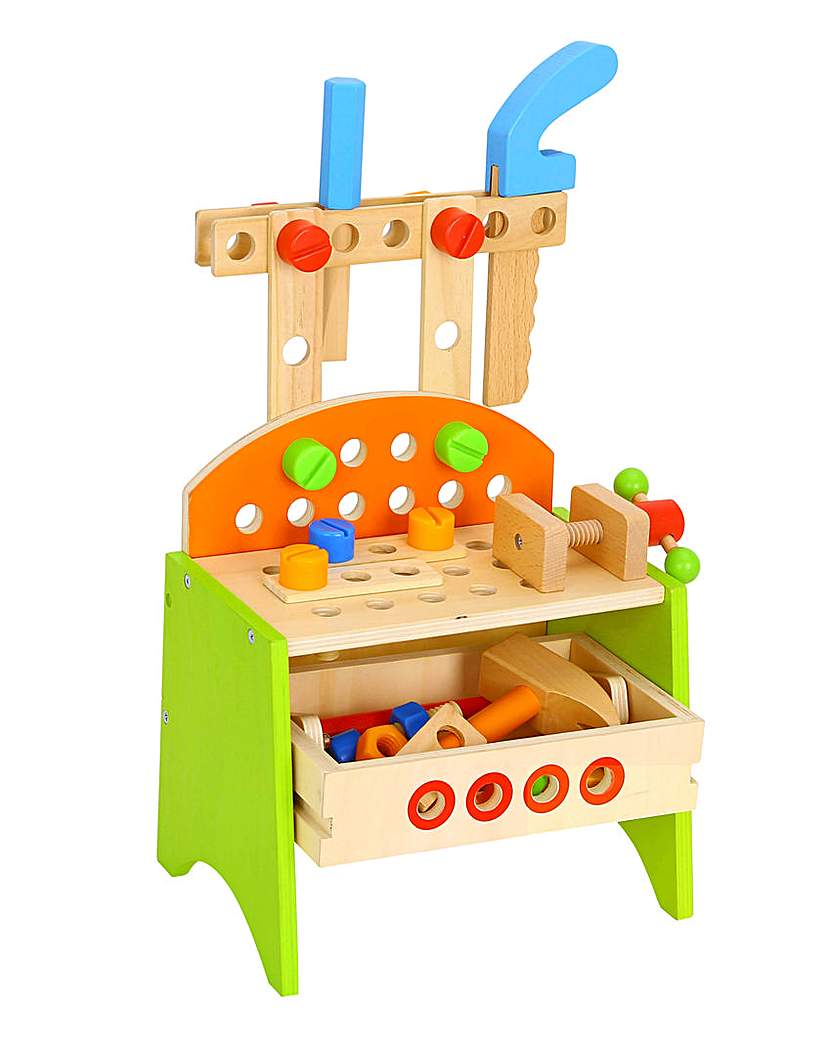 Image of Tooky Toy Wooden Work Bench