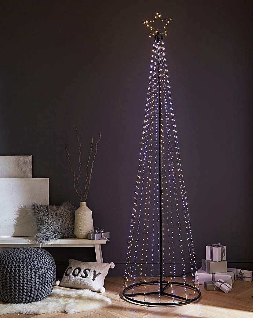 Pyramid LED Christmas Tree - 2.5m