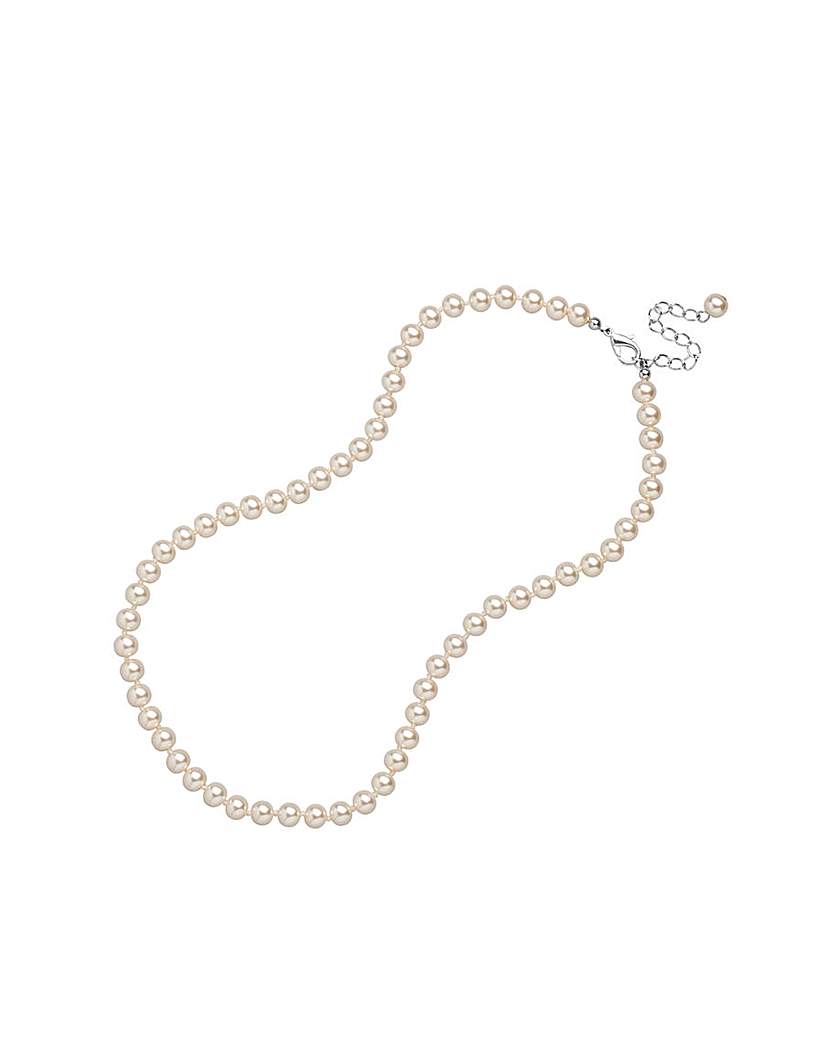 Jon Richard Long Cream Pearl Necklace - Gift For Her