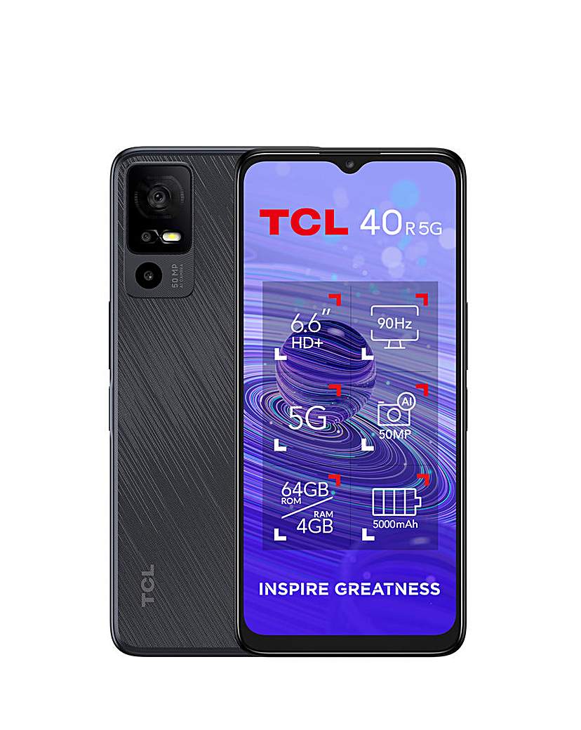 TCL 40R 5G 64GB - Black