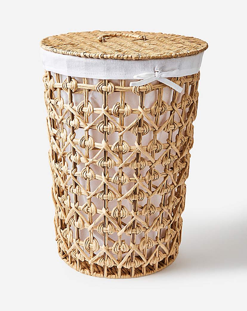 Image of Paper Rope Laundry Hamper