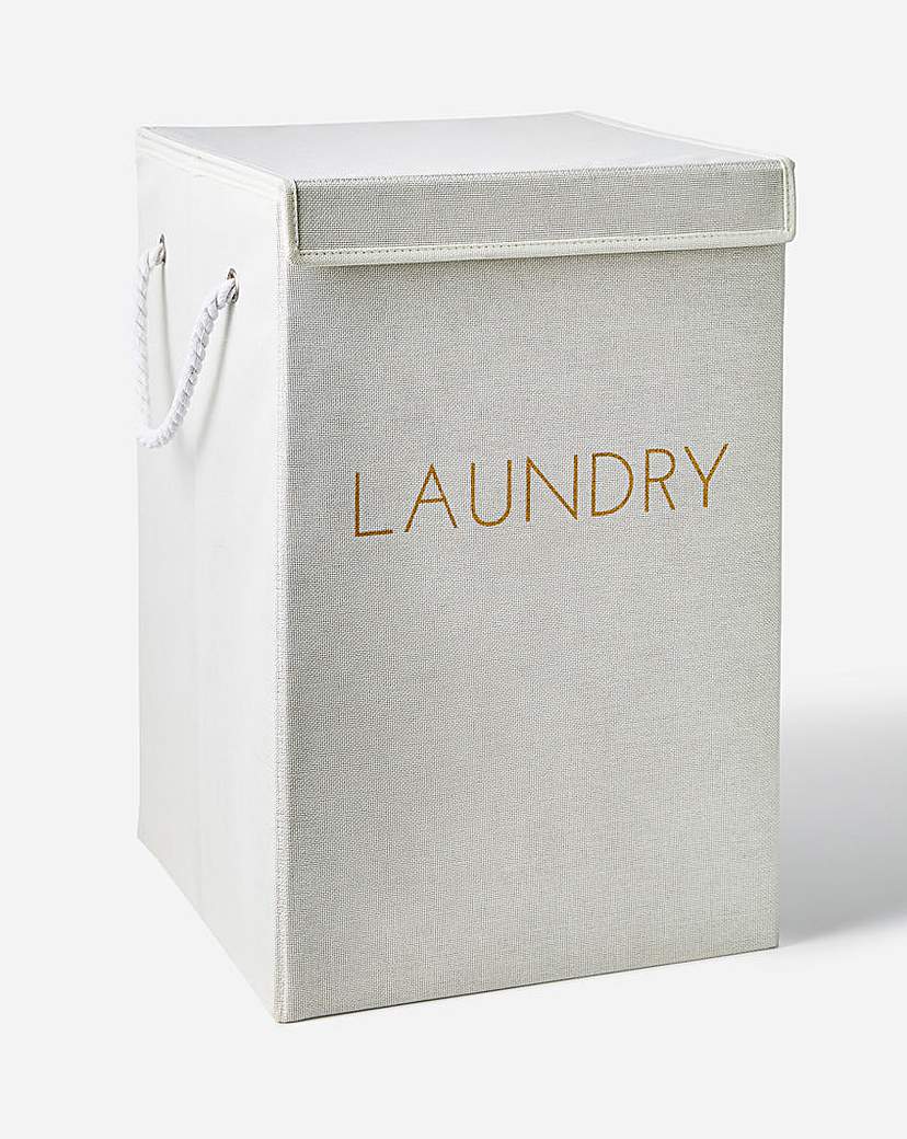 Image of Laundry Print Hamper
