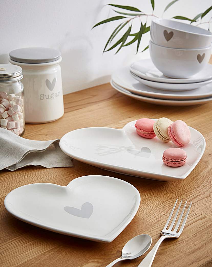 Cosy Heart Serving Platters