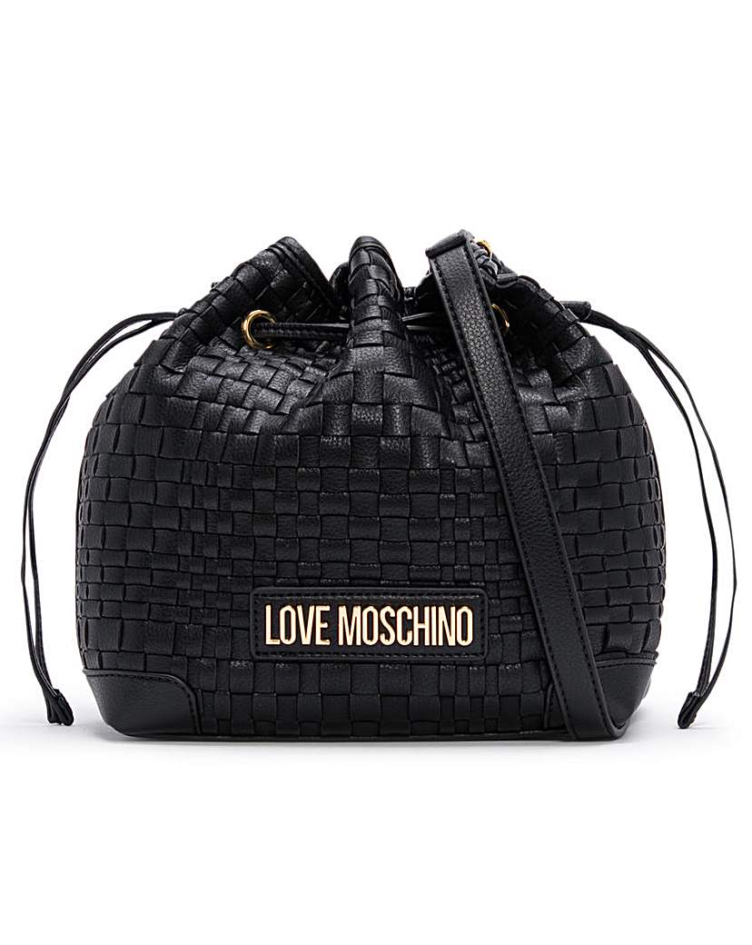 Love Moschino Woven Bucket Bag