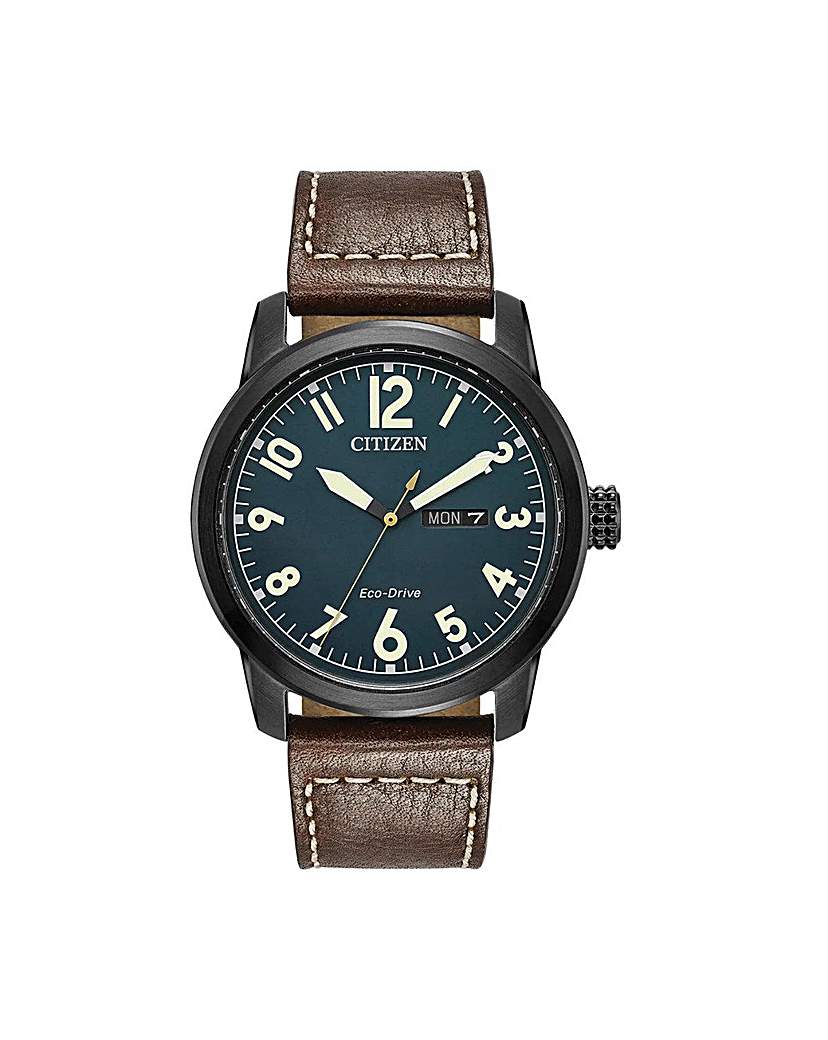 Citizen Eco-Drive Military Strap Watch