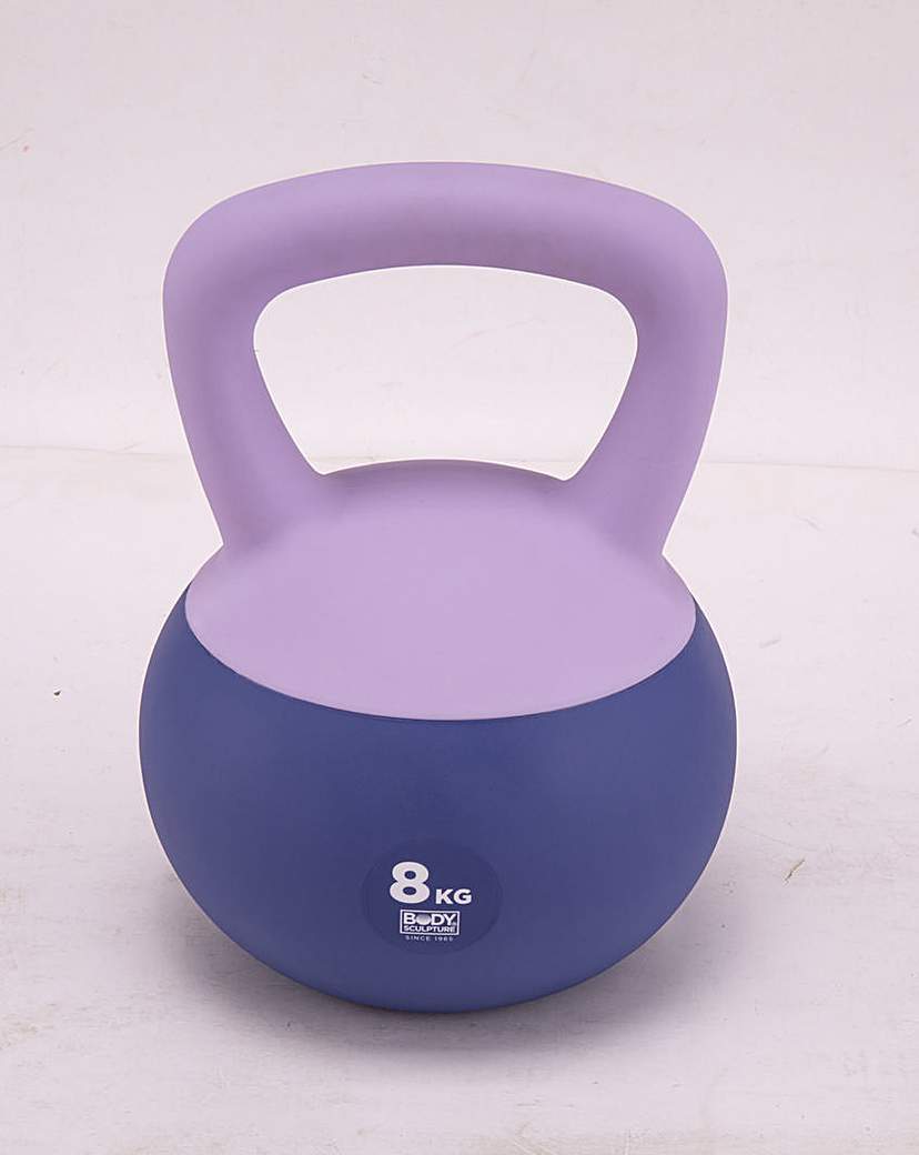Body Sculpture 8 kg Soft Kettlebell Purple …