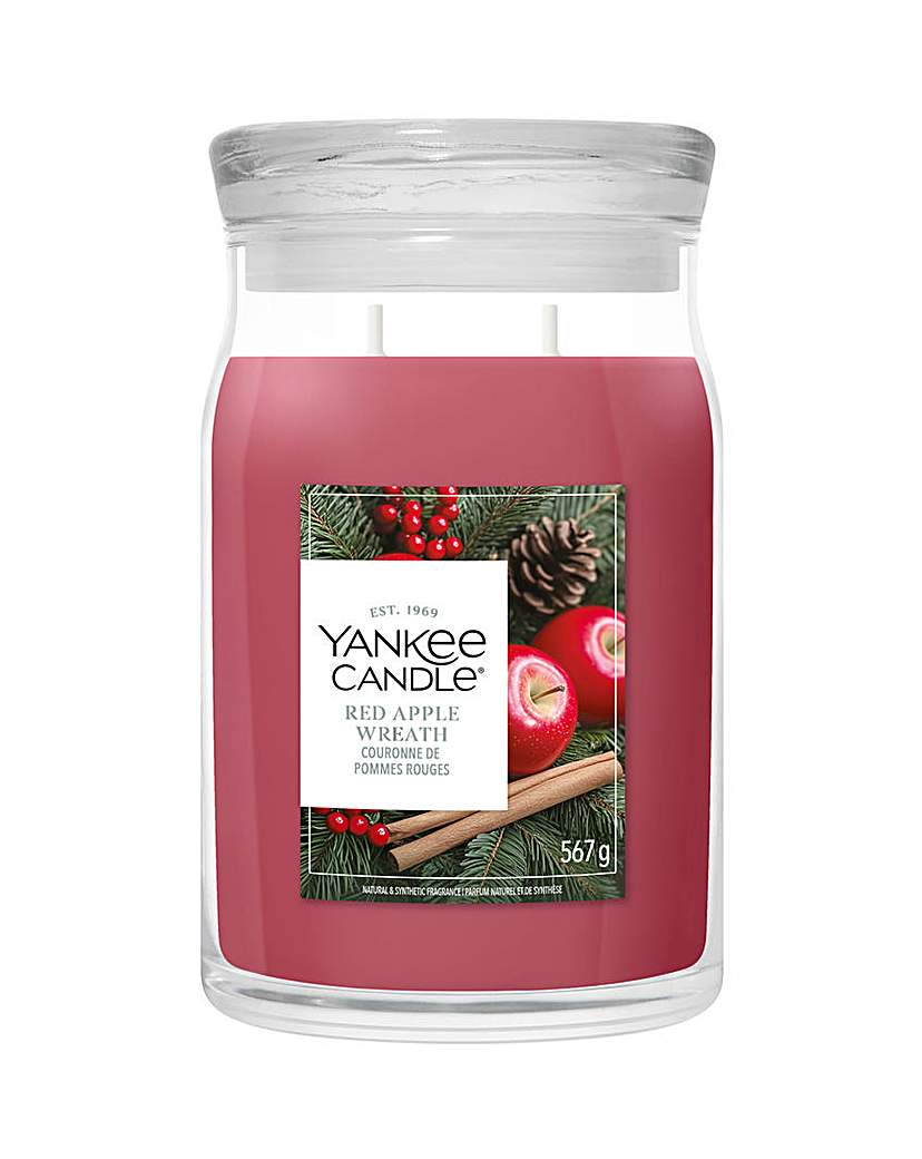 Yankee Candle Large Red Apple Wreath