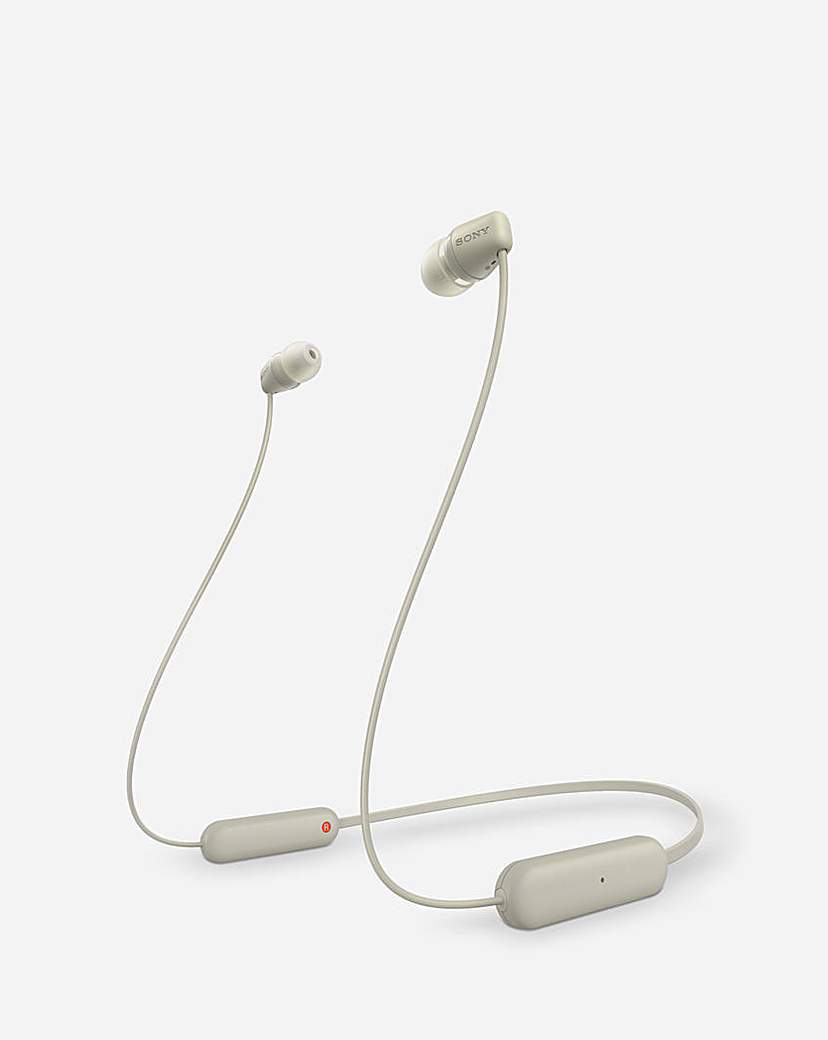 Sony WIC100 In-Ear Headphone Beige