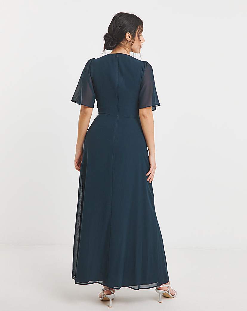 Maya Deluxe V-neck Maxi