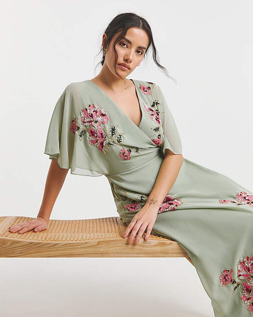 Maya Deluxe Wrap Dress