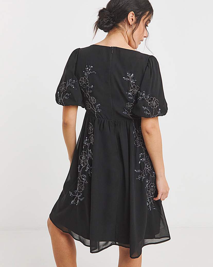 Maya Deluxe Embellished Mini Dress