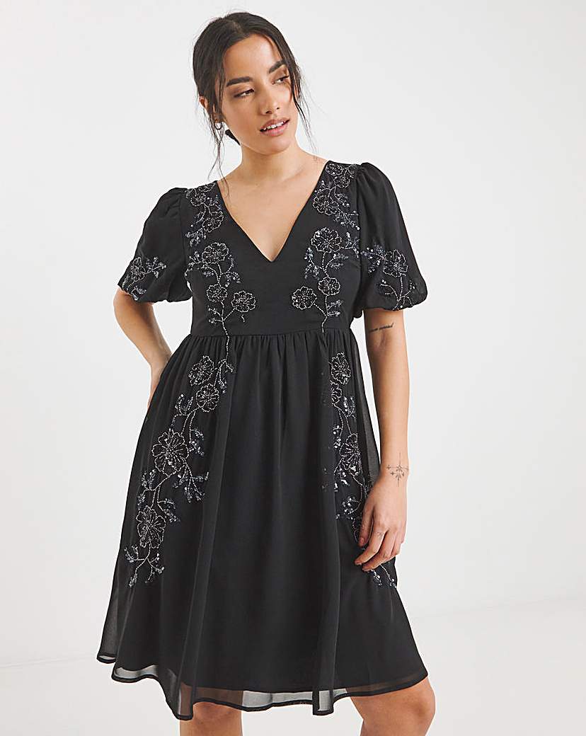 Maya Deluxe Embellished Mini Dress