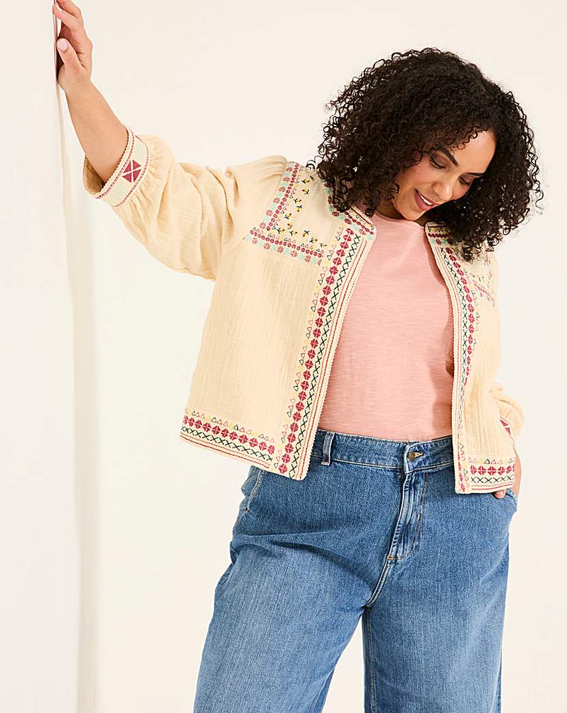 Fatface Embroidered Jacket