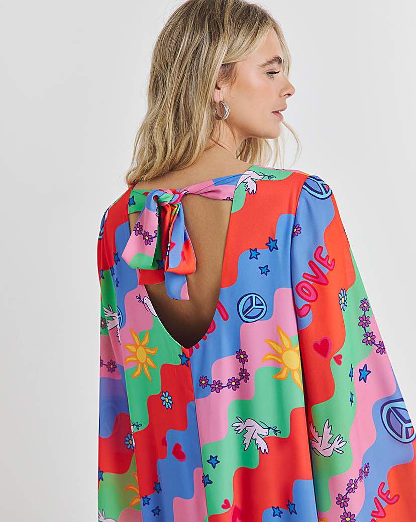 Twisted Wunder Chiffon Maxi Dress