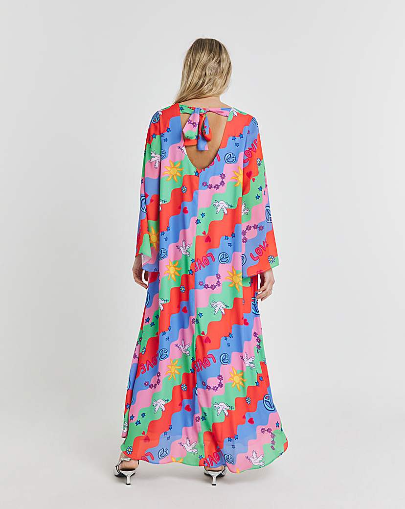 Twisted Wunder Chiffon Maxi Dress