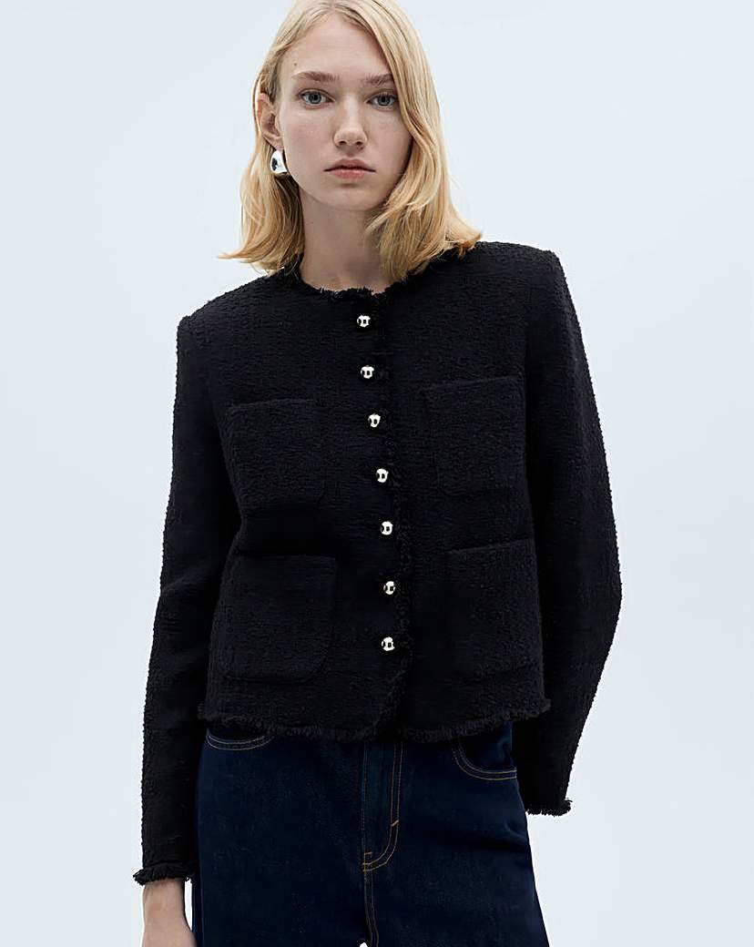 Mango Wintour Boucle Jacket