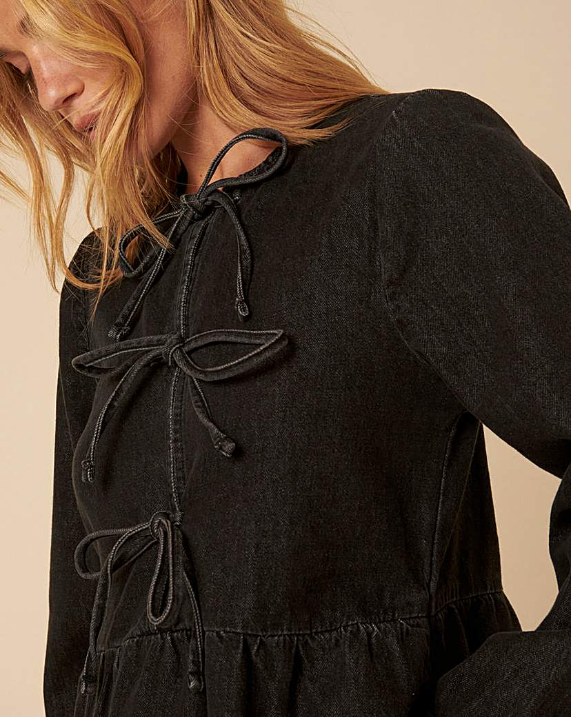 Nobody's Child Denim Eden Mini Dress
