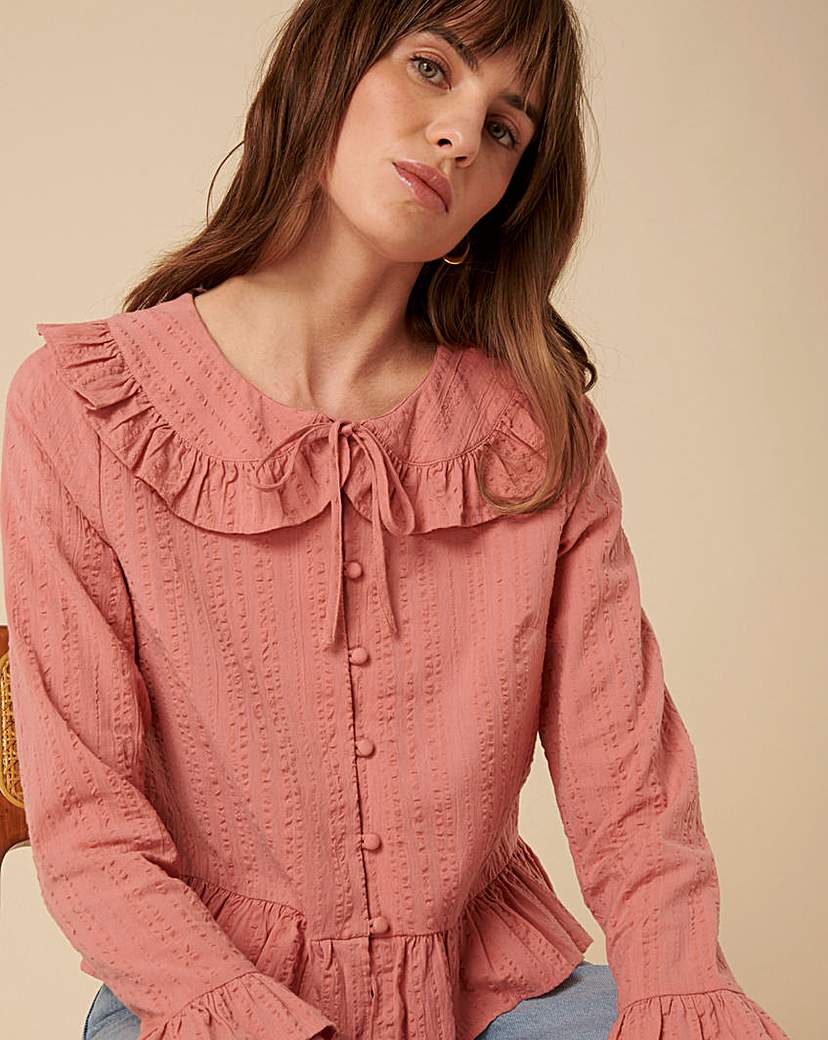 New In - Nobody's Child Britney Ruffle Blouse
