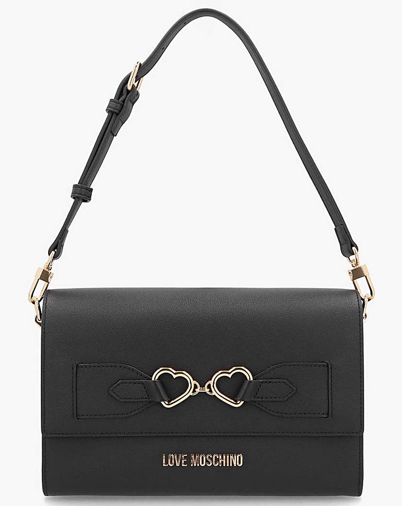 Love Moschino Lover Leather Shoulder Bag