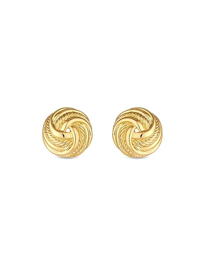 Jon Richard Knot Clip Earrings