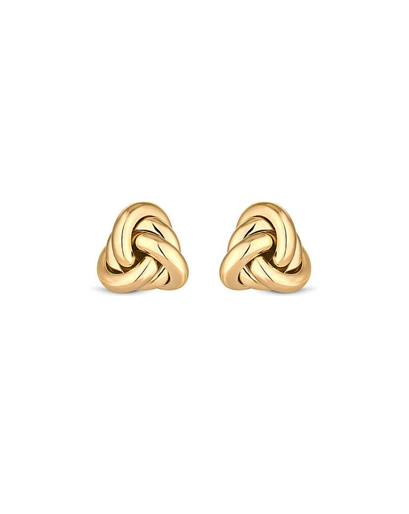 Jon Richard Knot Stud Earrings