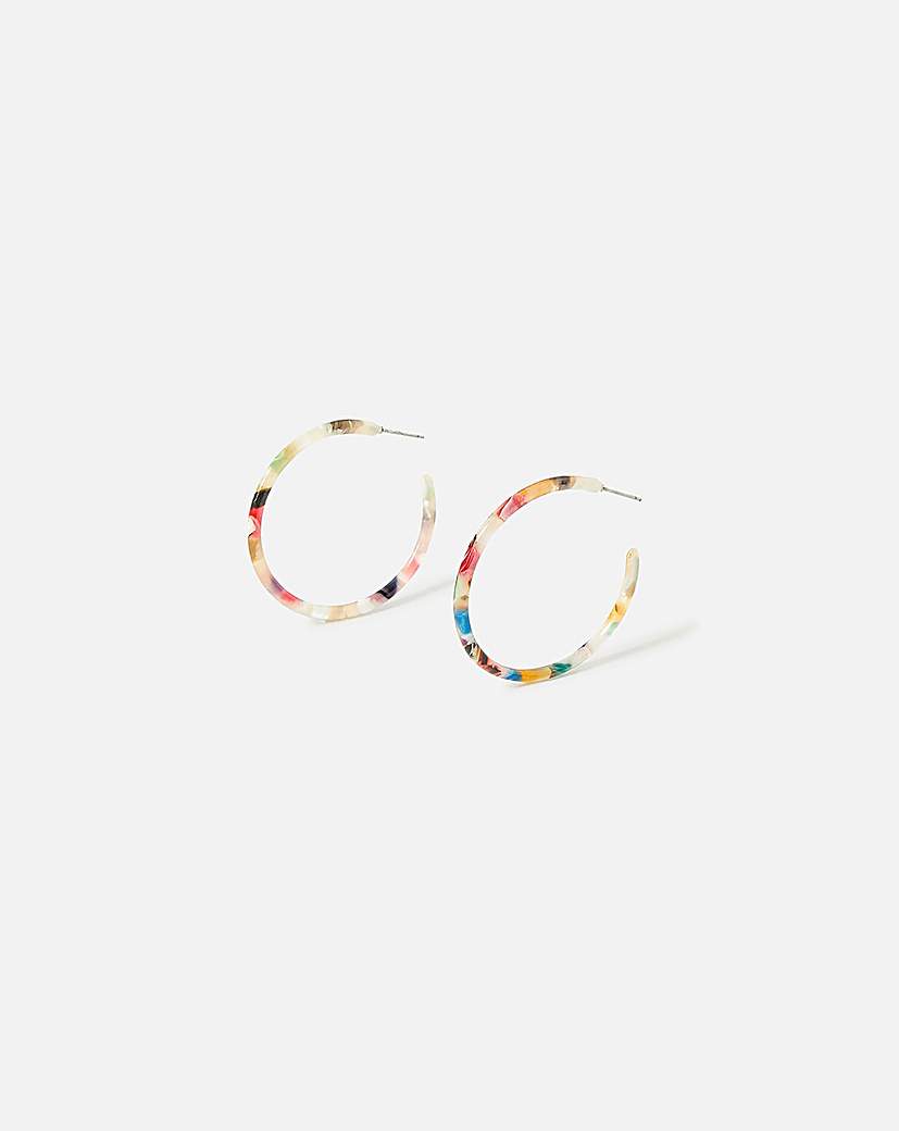 Accessorize Tortoiseshell Hoop Earrings