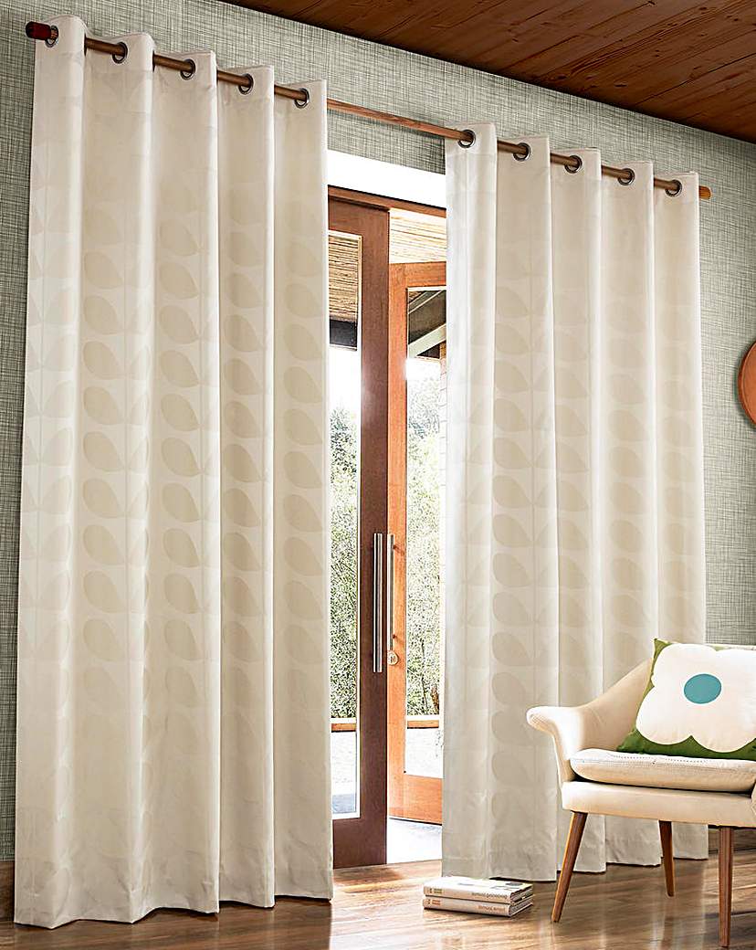 Orla Kiely Jacquard Stem Eyelet Curtains