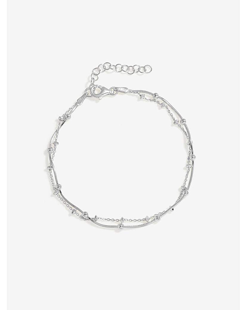 Simply Silver 925 Ball Chain Bracelet