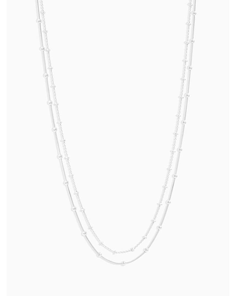 Simply Silver 925 Ball Chain Necklace