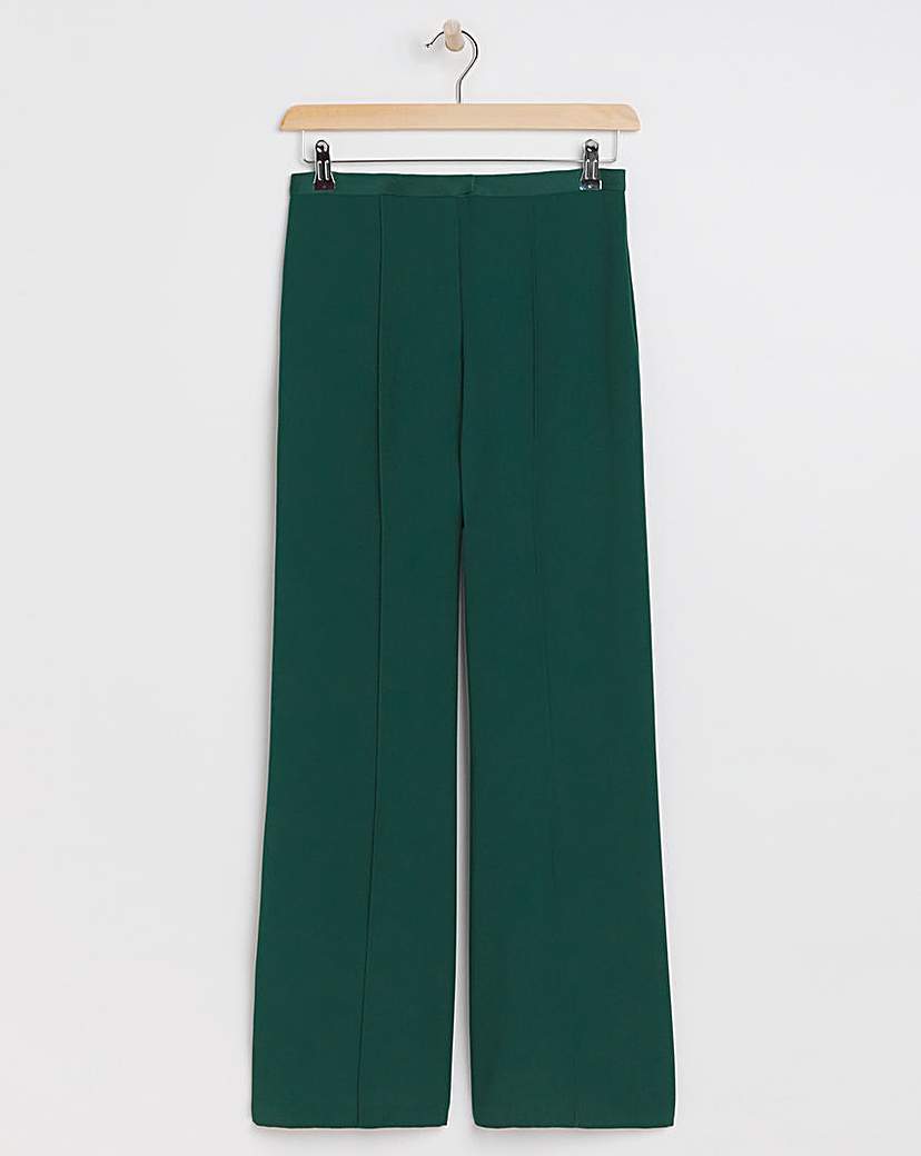 Magisculpt Wide Leg Crepe Trouser