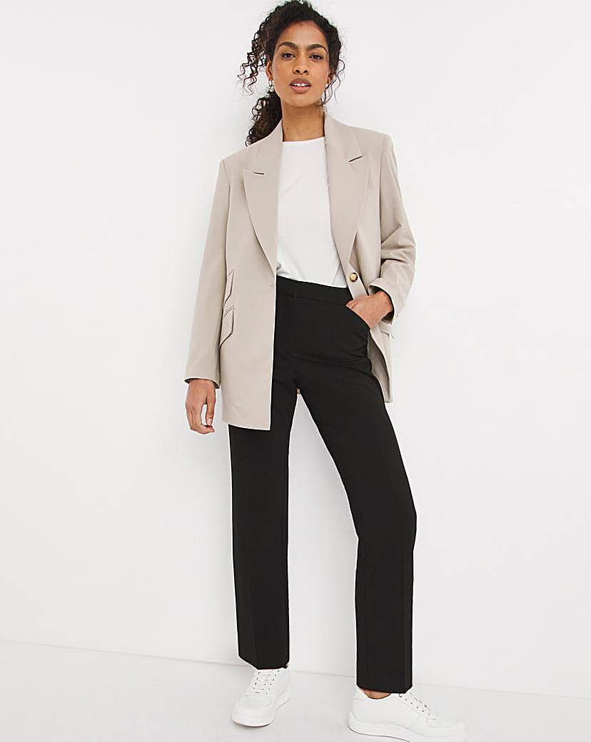 MAGISCULPT Straight Leg Trousers Short