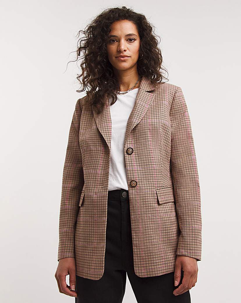 Heritage Lurex Check Blazer