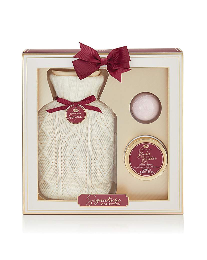S&G Signature Hotwater Bottle Bath Set