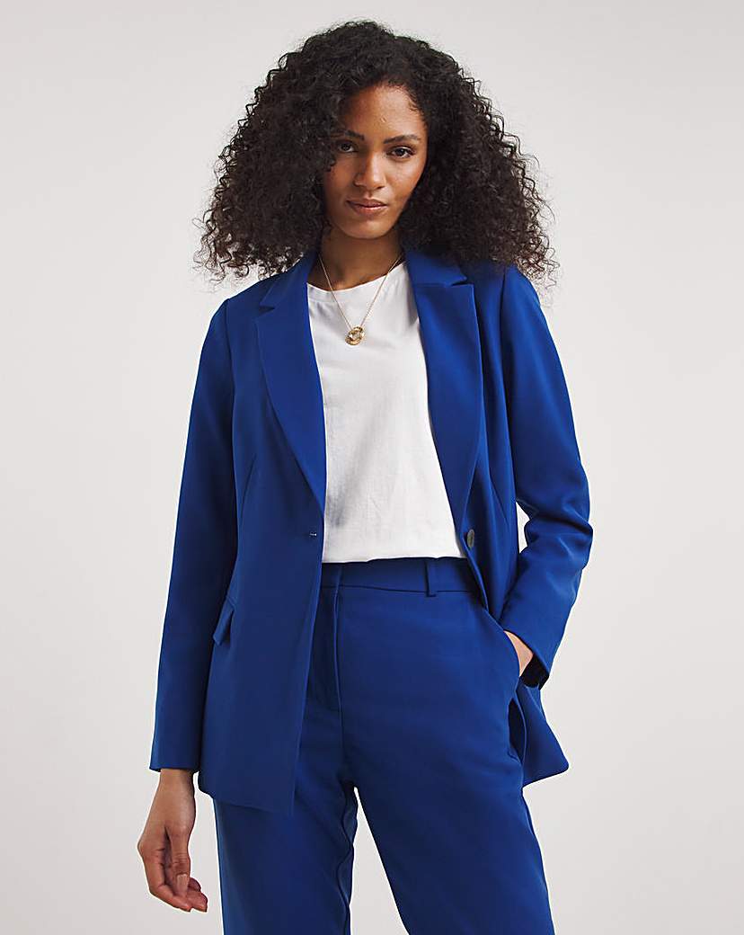 Cobalt Single Breasted Blazer