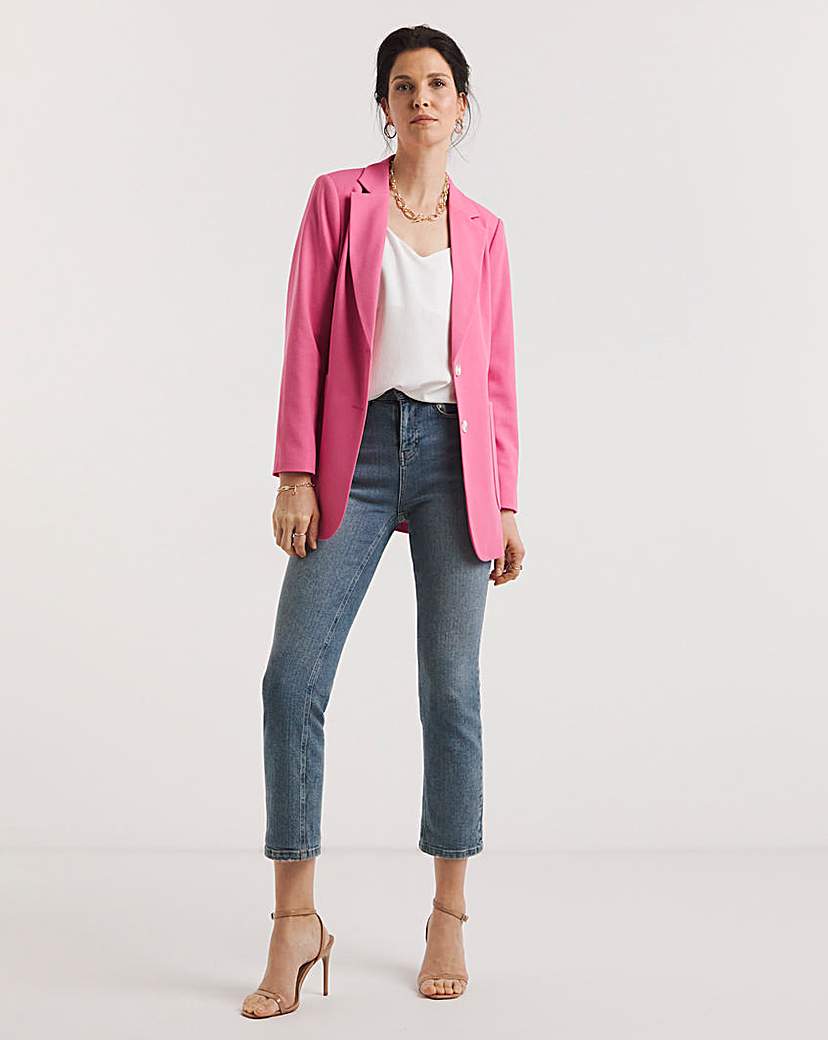 Pink Patch Pocket Blazer