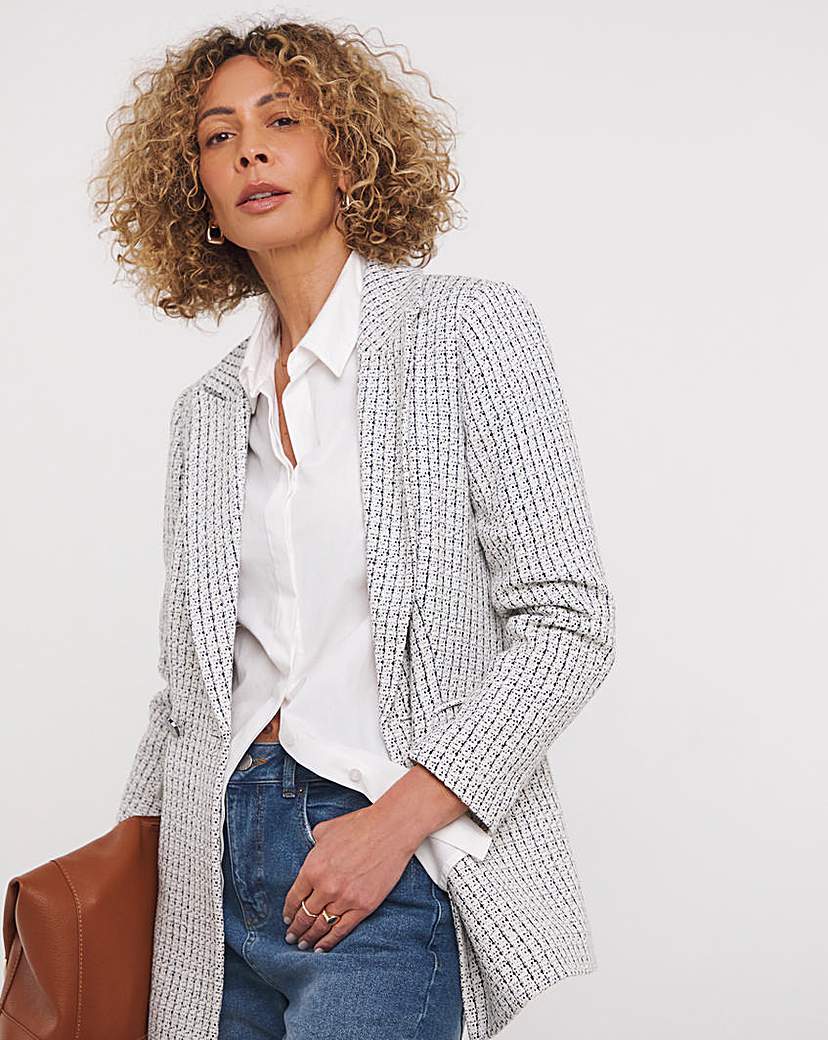 アウターその他 GOLDEN  Woman Blazer Grey GWP00829P00161460469 Women's Blazers: Single & Double-Breasted