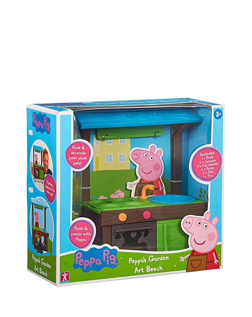 Image of Peppa Pig Peppa's Garden Art Bench