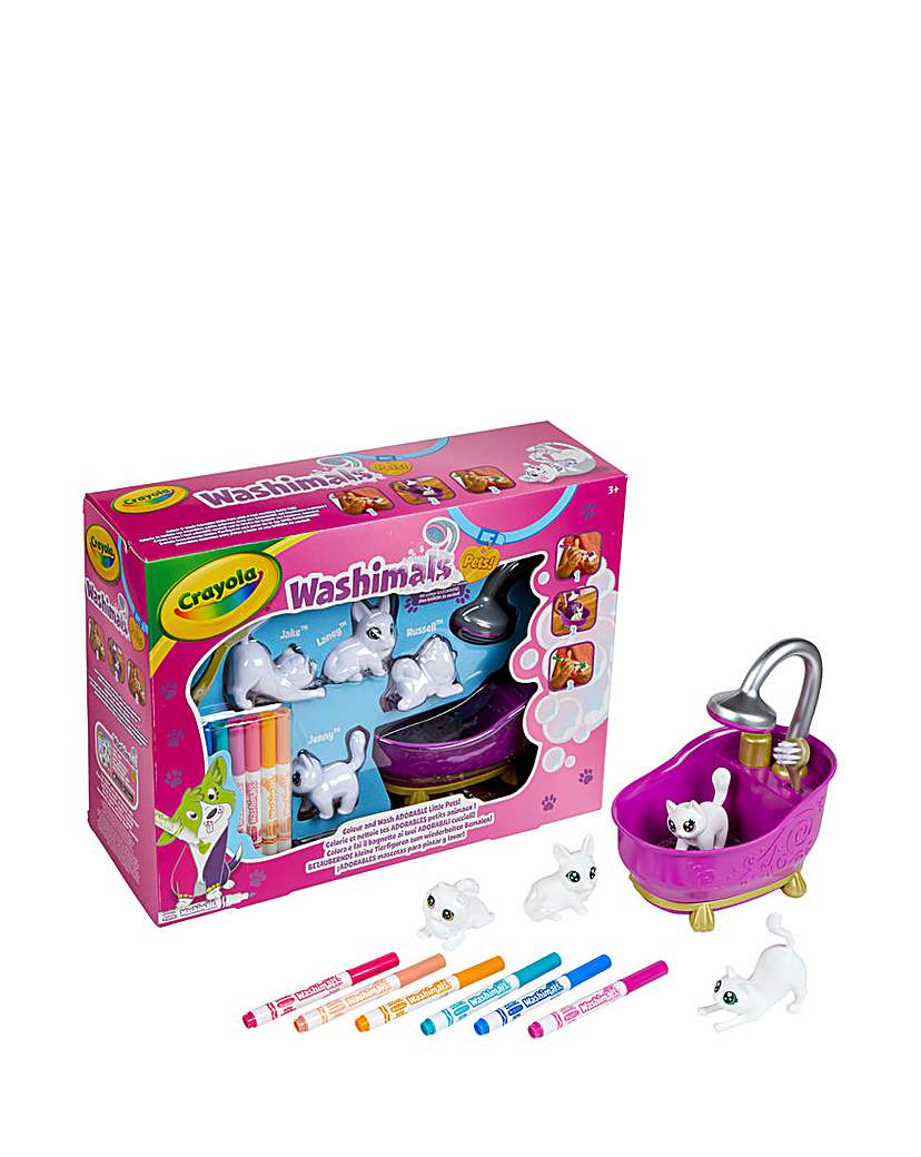 Crayola Washimals Pets Bathtub Playset