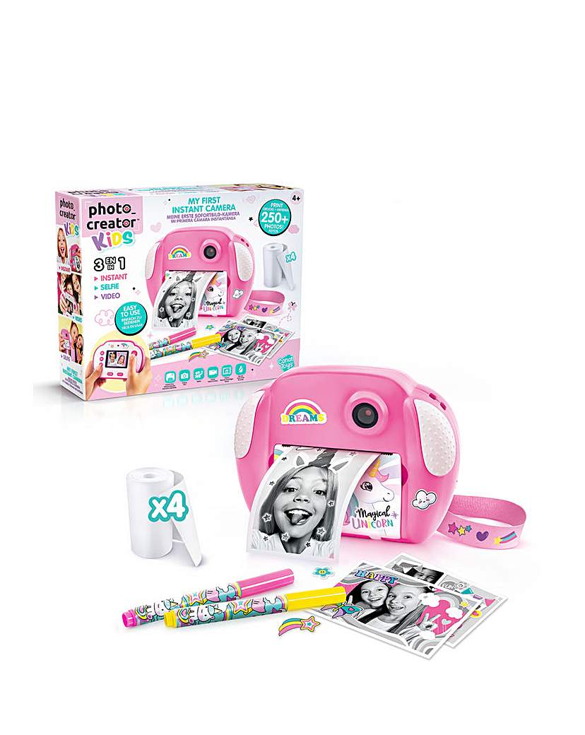 Photo Creator Kids Instant Camera Pink