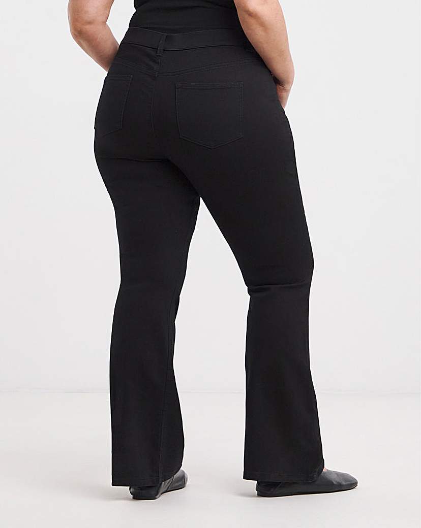 Black 24/7 Flared Jeans