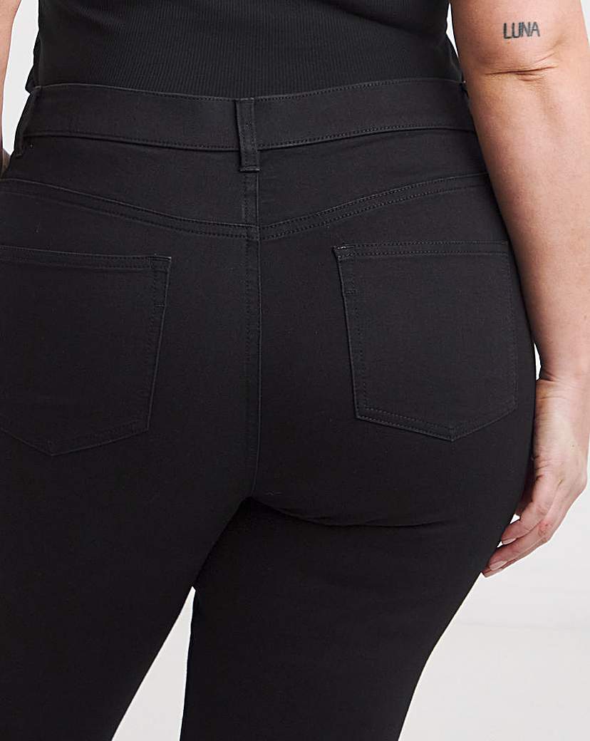 Black 24/7 Flared Jeans
