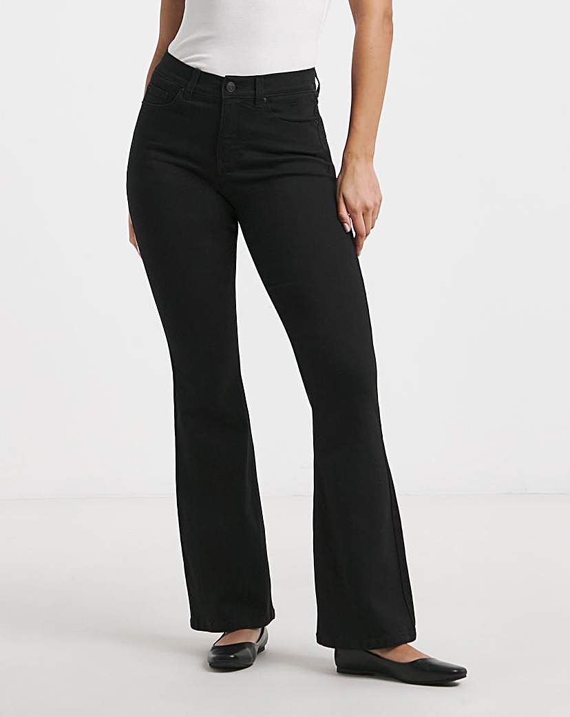 Black 24/7 Flared Jeans