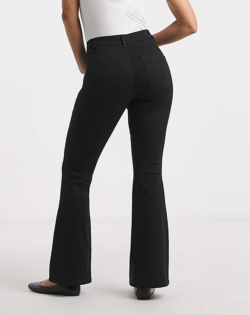 Black 24/7 Flared Jeans