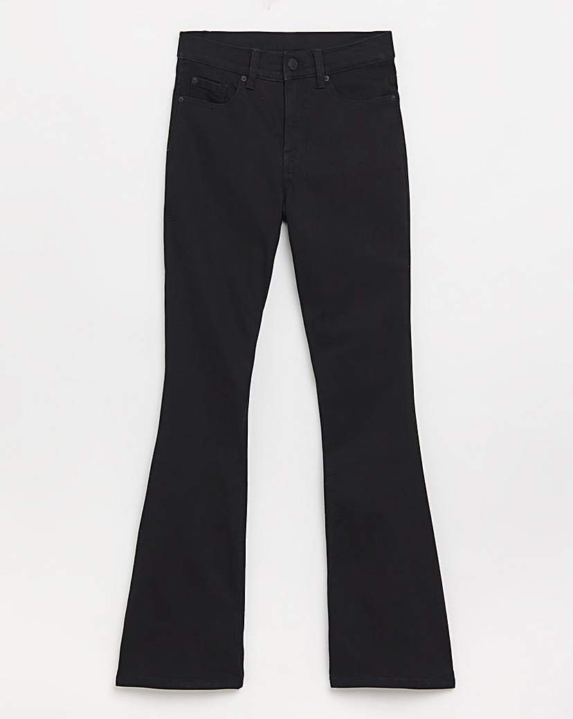 Black 24/7 Flared Jeans