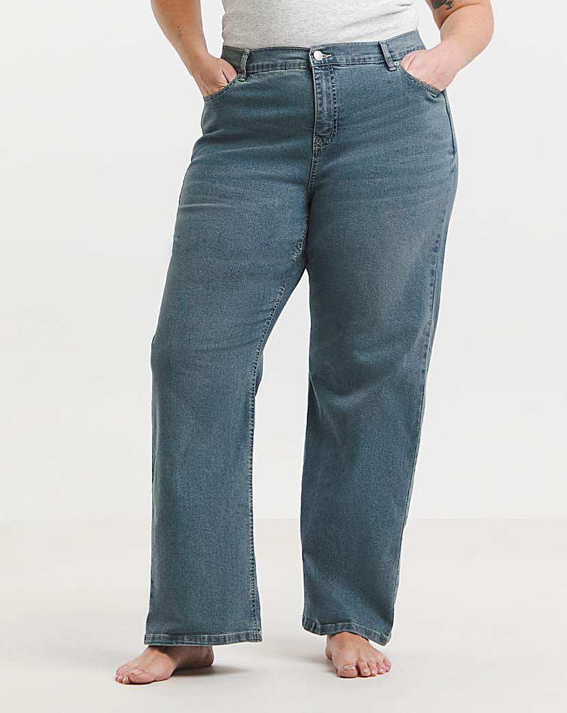 Green Cast 24/7 Wide Leg Jeans